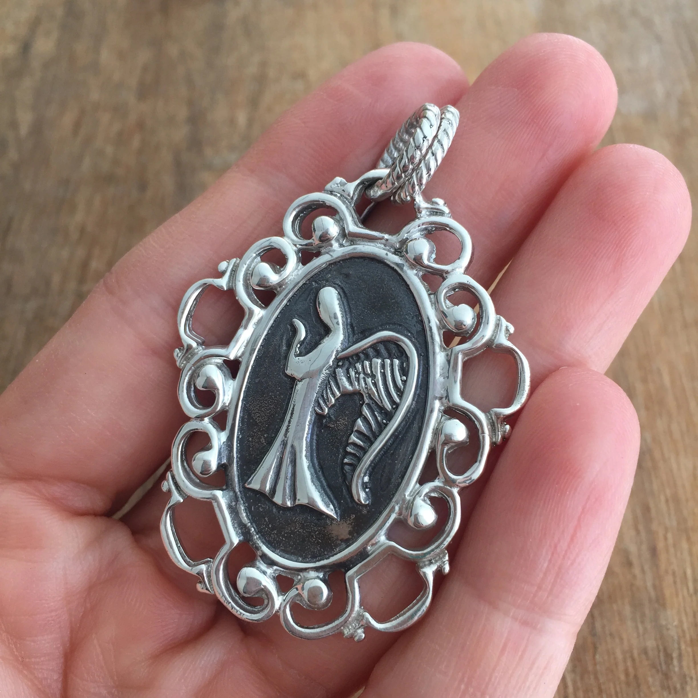 Arabesque Guardian Angel Pendant - Image 4