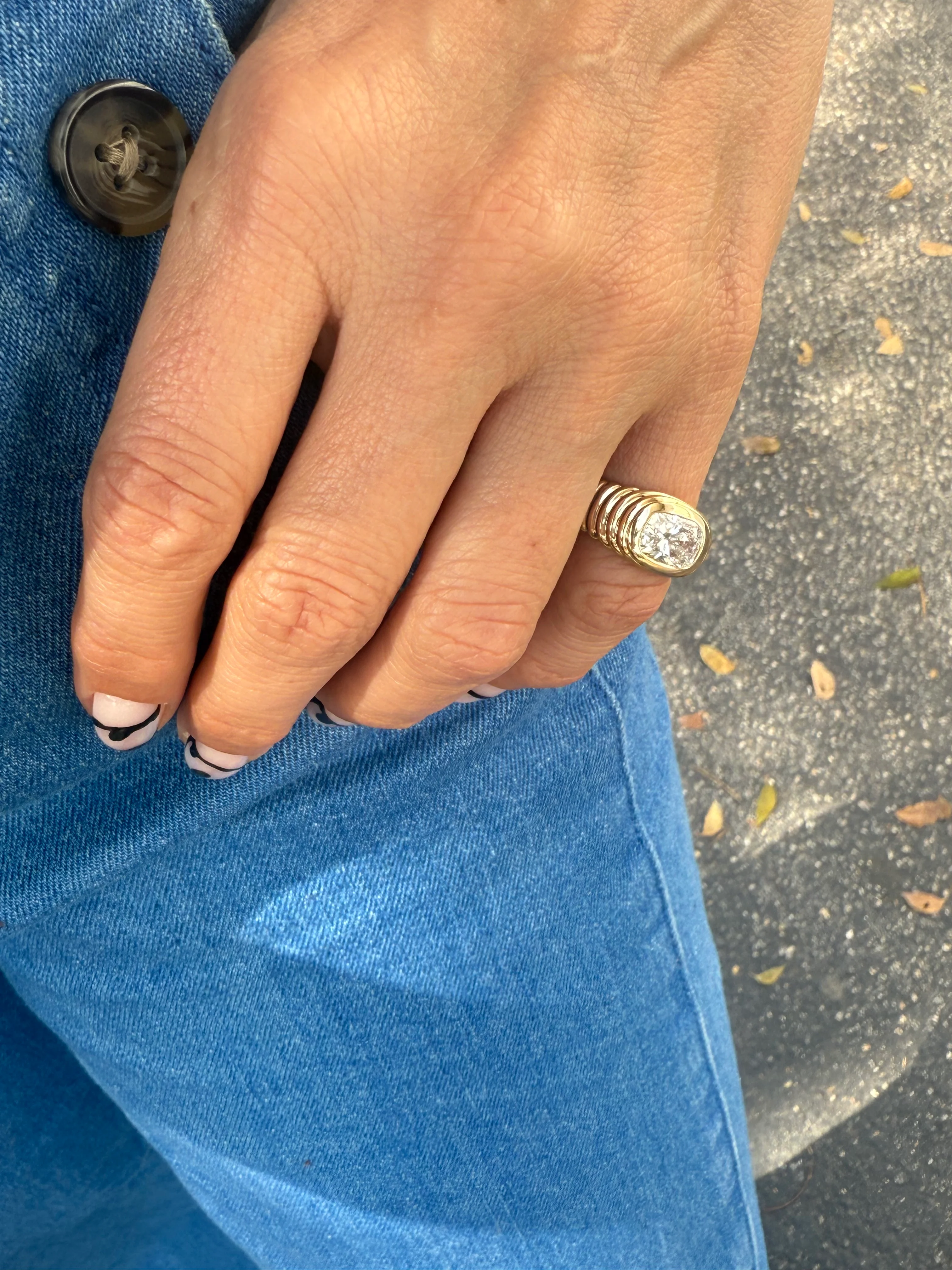 The 1990 Pinky – 2ct Lab Diamond Power Ring - Image 5